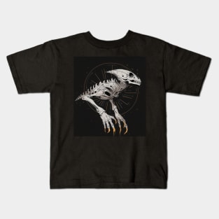 Sketch of an Alien Skeleton Kids T-Shirt